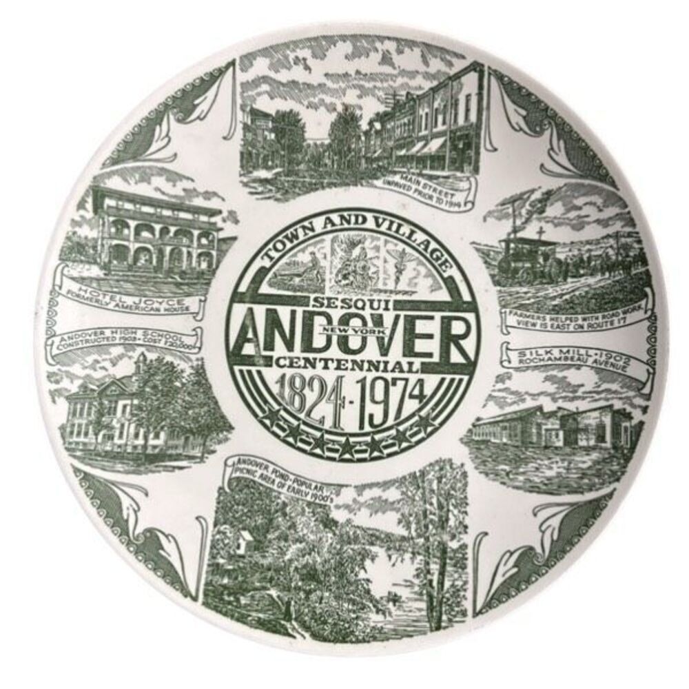 Whitesville New York Sesquicentennial 1821-1971 10” Collectors Plate